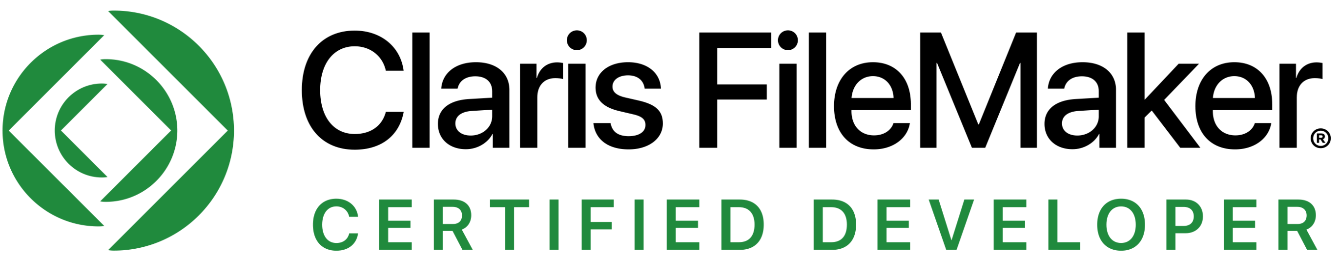 Claris FileMaker Certified Developer badge